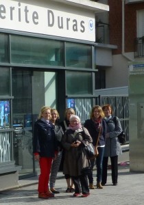 Standing Committee members outside Bibliothèque Marguerite Duras