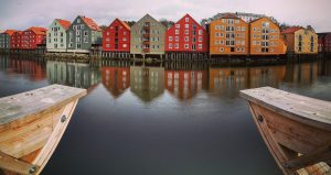 Colourful buildings in Bakklandet